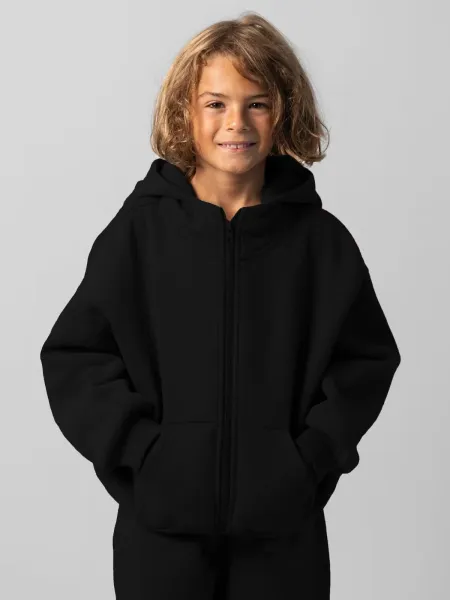 Design Oversized Zip-Up Hoodie and Jogger Set Gray - 9