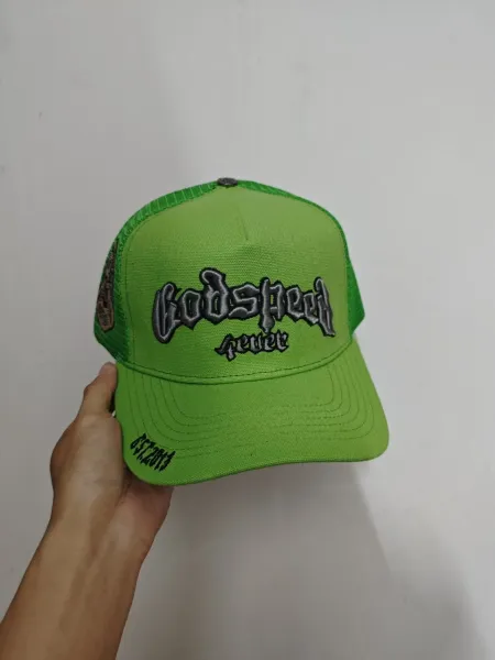 Godspeed Fever Lime Green Trucker Hat - 1