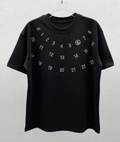 Comme des Garçons Number Print White T-Shirt - 10