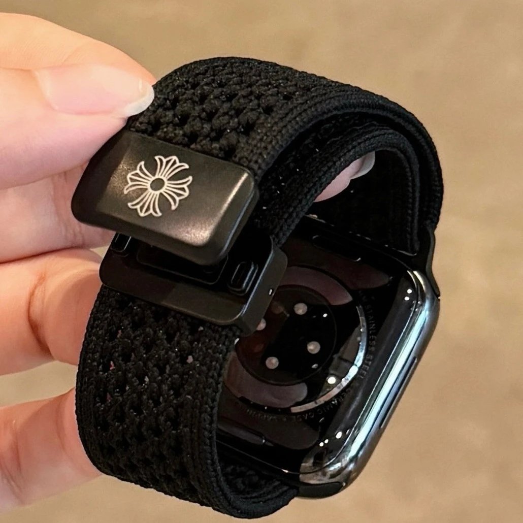 Chrome Hearts Flower Logo Nylon Strap Watch Band