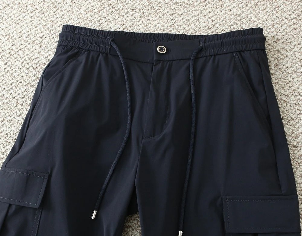 Design Cargo Pants Navy Blue - 10