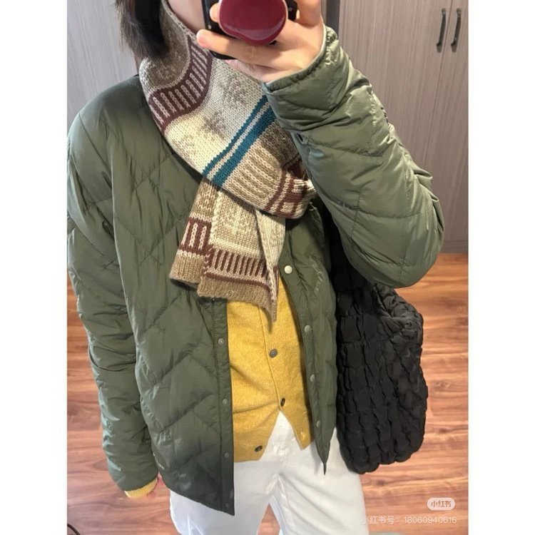 Mont-bell Knit Scarf Multicolor Fair Isle Winter