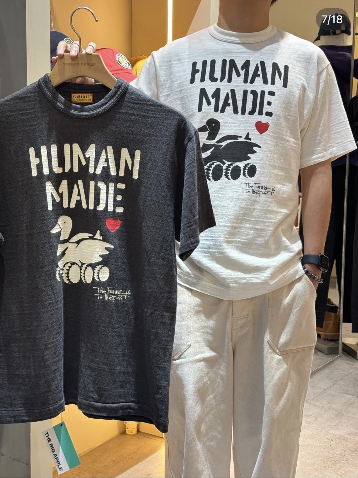 Human Made Duck Roller Skate T-Shirt Black - 4