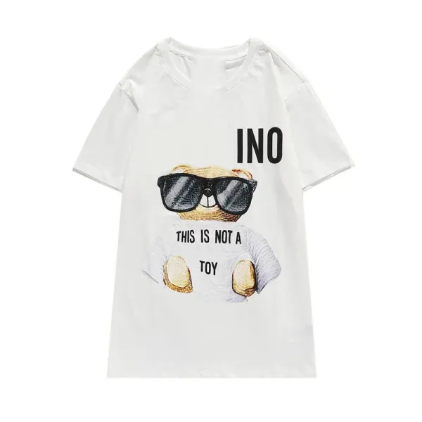 Design INO Bear Graphic Print Black T-Shirt T-Shirts - 2
