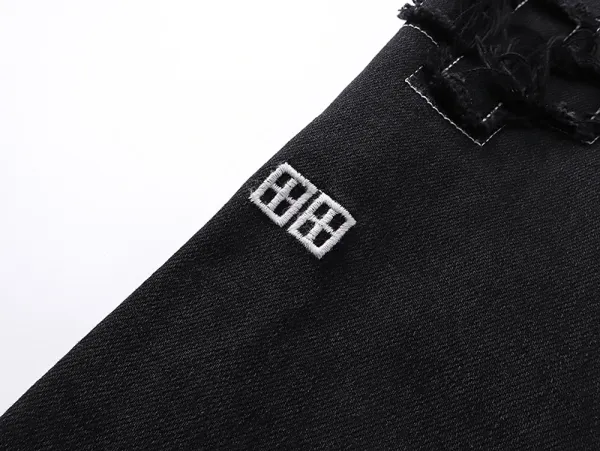 Gallery Dept Royalty Heroism And The Streets Black Distressed Jeans - 5