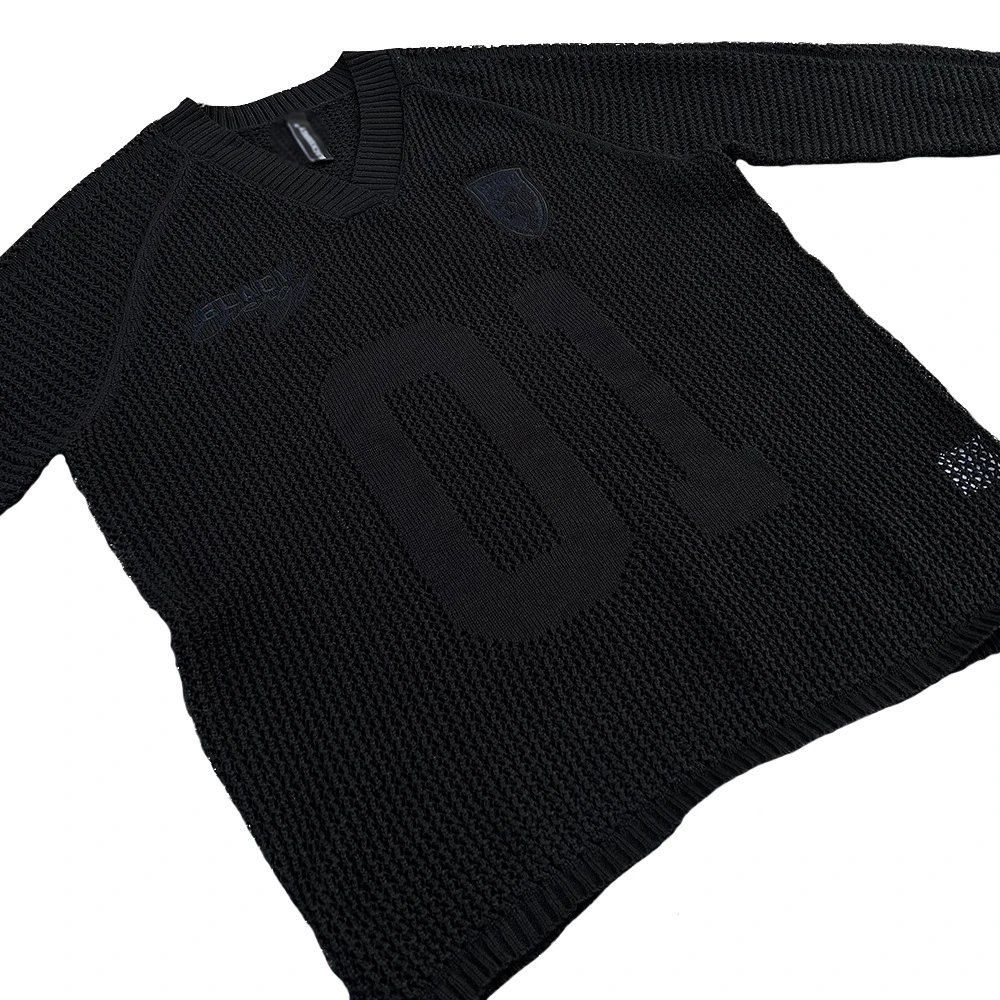 Design BLACK Energy 01 V-Neck Knit Sweater Cream Sweater - 8