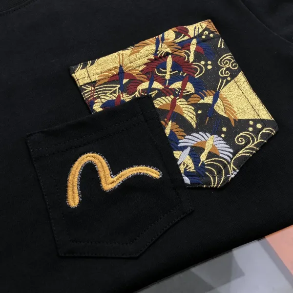 Evisu Pocket Print T-Shirt White - 9
