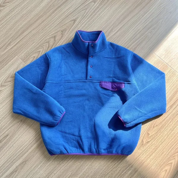 Patagonia Synchilla Snap-T Fleece Pullover Gray Tops - 45