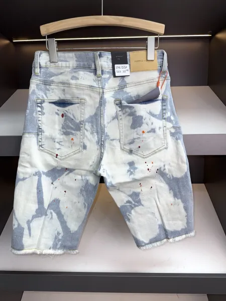 Purple Brand Paint Splatter Washed Denim Jeans - 4