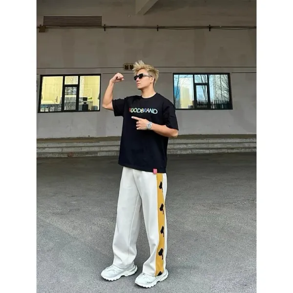 GOOD BRAND Rainbow Logo Graphic T-Shirt Black - 10
