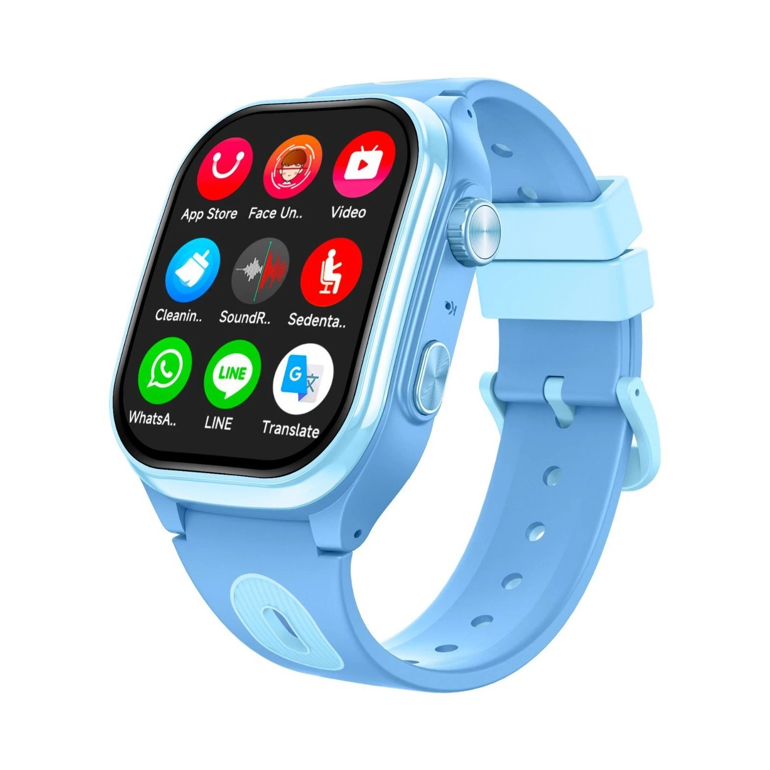 Smart Children Watch Purple Pink Casual Smartwatch