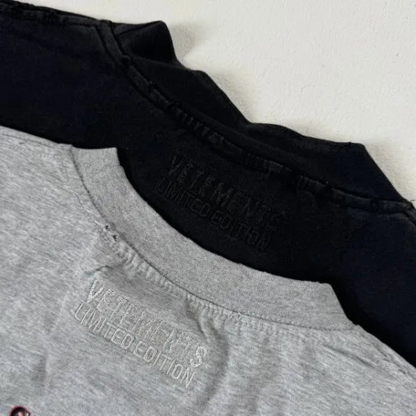 Design Graphic Print Oversized T-Shirt Gray - 20