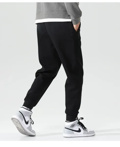 Design Graphic Sweatpants Gray - 14
