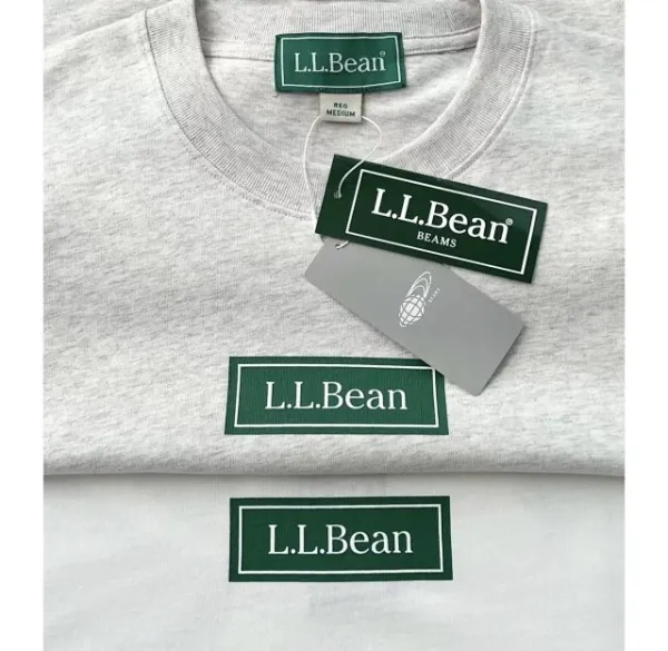 Design L.L. Bean Inc. Duck and Basset Hound Graphic T-Shirt White / Heather Gray T-Shirts - 19