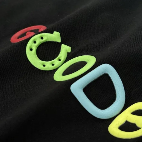 GOOD BRAND Rainbow Logo Graphic T-Shirt Black - 20
