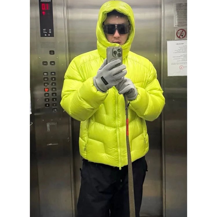 Human Made x Moncler Genius Down Jacket Black Outerwear - 18