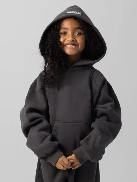 Design Oversized Hoodie and Jogger Set Black Casual Set - 13