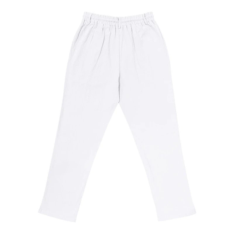 Design Wide-Leg Linen-Blend Trousers Black Pants - 18