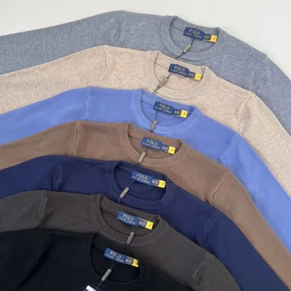Polo Ralph Lauren Classic Crewneck Sweater Navy Blue - 20