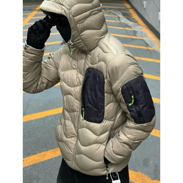 PEAK Performance Black Quilted Hooded Puffer Jacket
