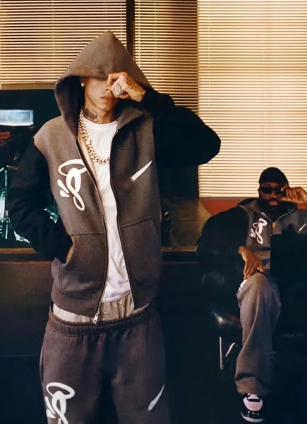 Nike Kobe Logo Sweatpants Gray - 2