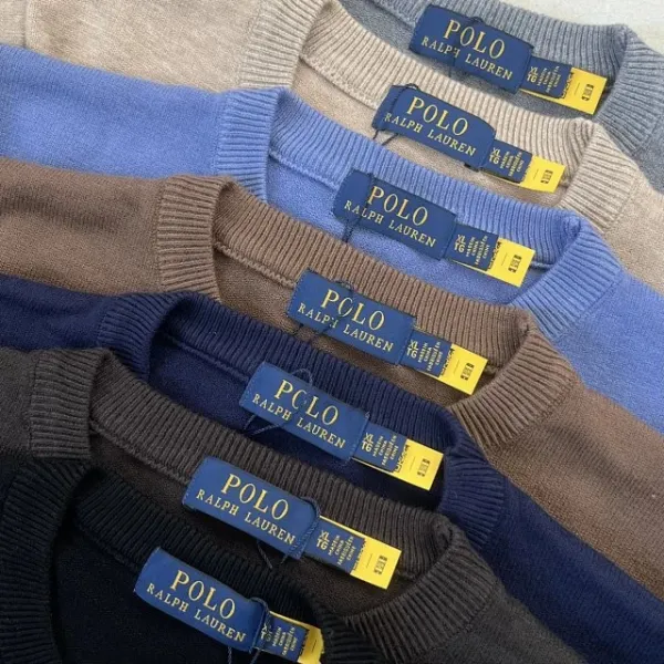 Polo Ralph Lauren Classic Crewneck Sweater Navy Blue - 25