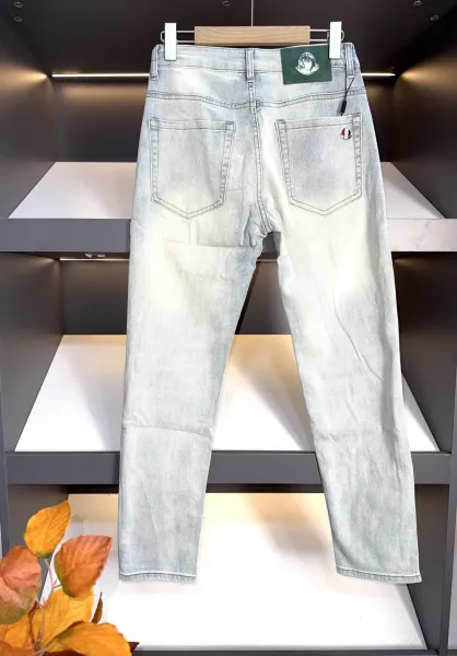 Moncler Jeans Light Wash Denim Jeans - 26