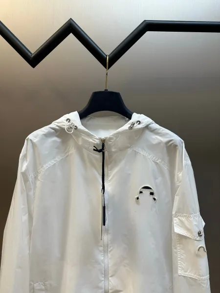 Moncler Genius Windbreaker Navy Blue Hooded Jacket Outerwear.windbreaker - 5