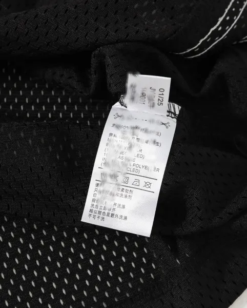 Design Mesh Football Jersey Black with Number 33 - 11