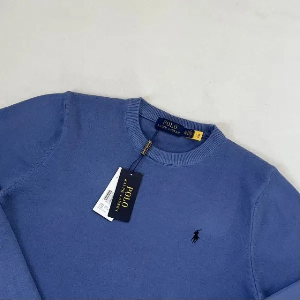 Polo Ralph Lauren Classic Crewneck Sweater Navy Blue - 19
