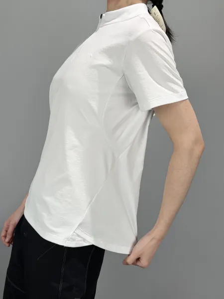 Arc'teryx Alpha LT Short-Sleeve Half-Zip Top Black Activewear - 7