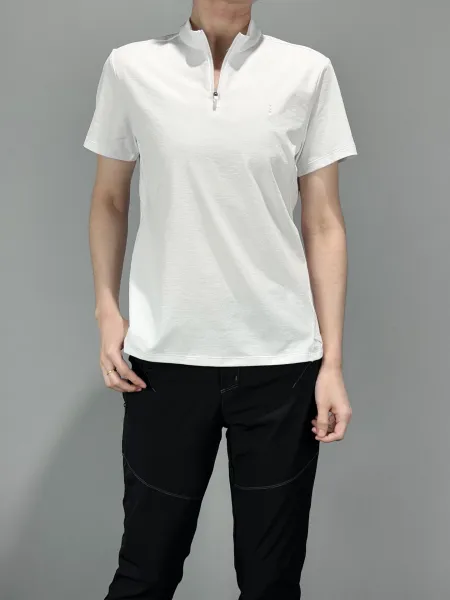 Arc'teryx Alpha LT Short-Sleeve Half-Zip Top Black Activewear - 8