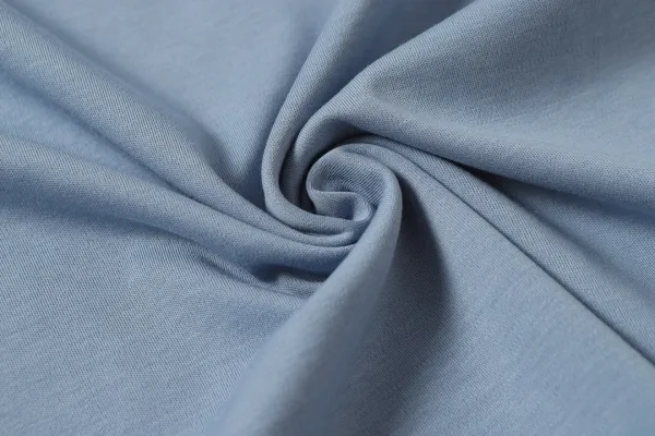 Burberry Logo-Embroidered Ribbed Collar T-Shirt Liquid Blue - 9