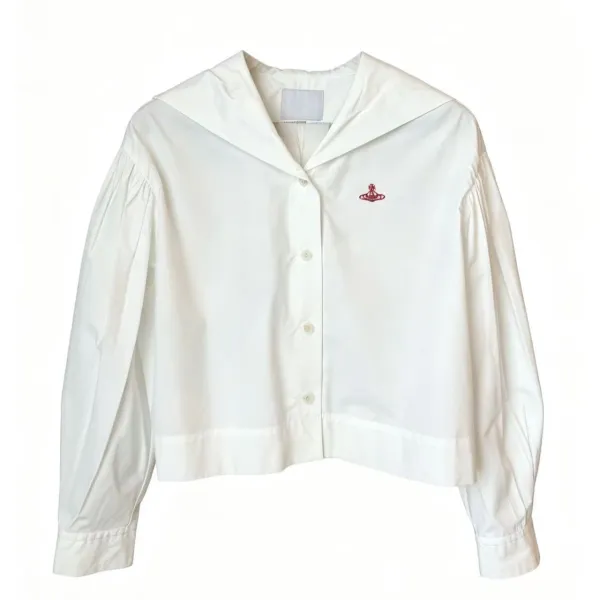 Vivienne Westwood Red Label Sailor Collar Shirt White - 1