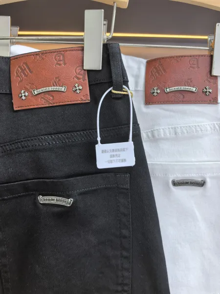 Chrome Hearts White Denim Jeans - 9