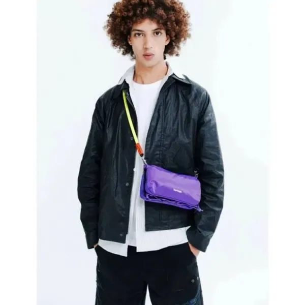 Design Topologie Water Bottle Bag Medium Purple Crossbody Bag Crossbody Bags - 11
