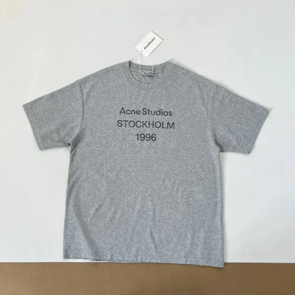 Acne Studios Stockholm 1996 Graphic T-Shirt Black and Gray - 22