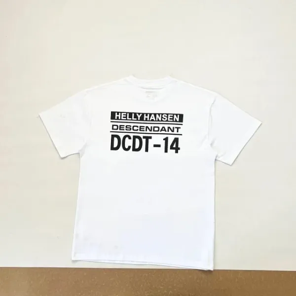 Design Helly Hansen x Descendant White T-Shirt T-Shirts - 9