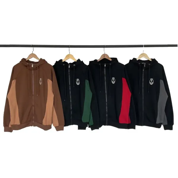Design Track Jacket Black with Red Arrow Motif Outerwear - 43