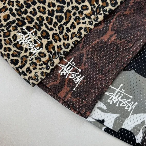 Stussy Snake Print Shorts Black Multicolor - 24