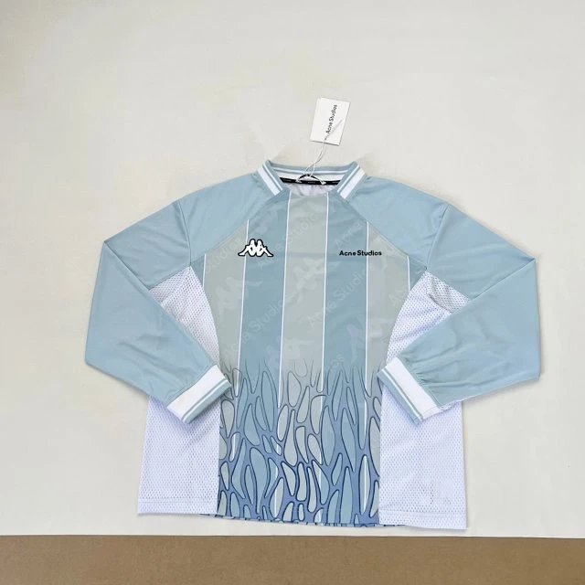 Acne Studios Gradient Print Long-Sleeve Top Light Blue - 22