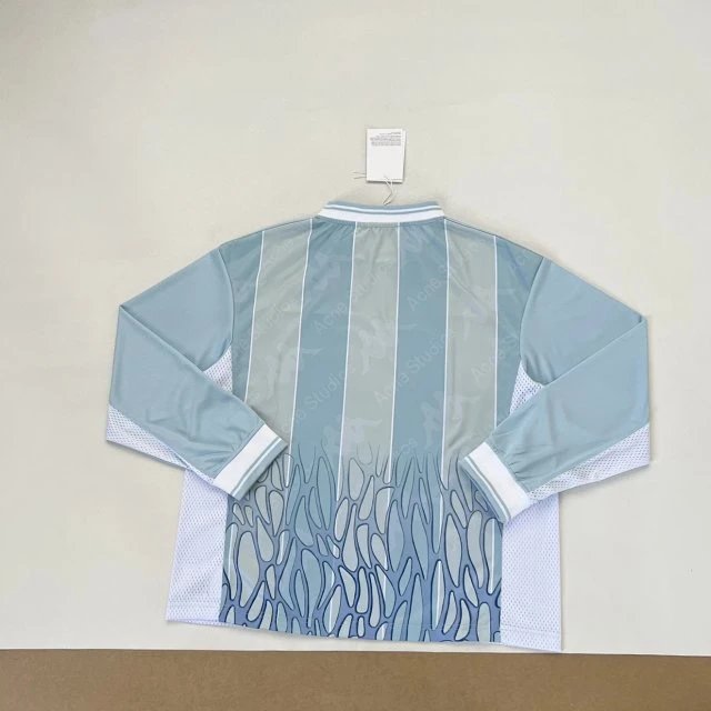 Acne Studios Gradient Print Long-Sleeve Top Light Blue - 24