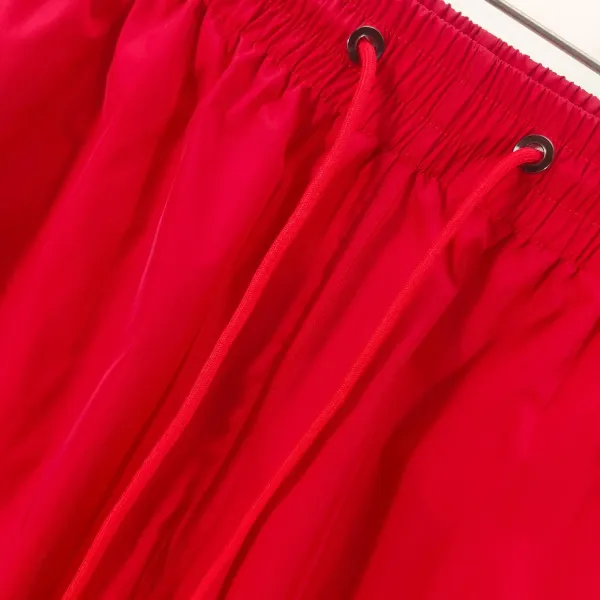 Amiri Logo-Embroidered Red Swim Shorts - 7