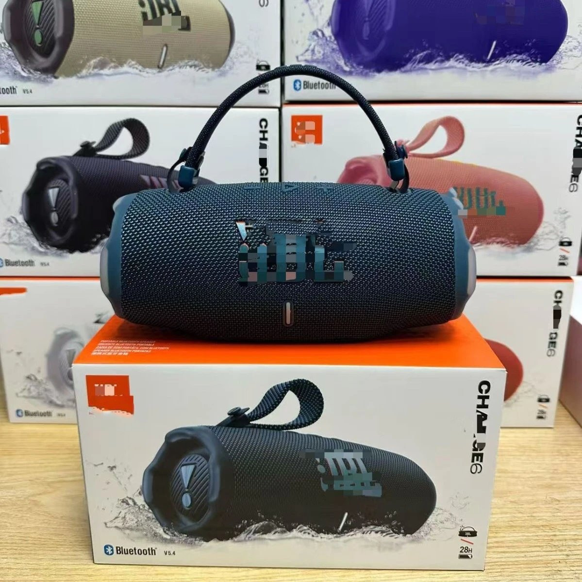 JBL Charge 6 Blue Portable Bluetooth Speaker