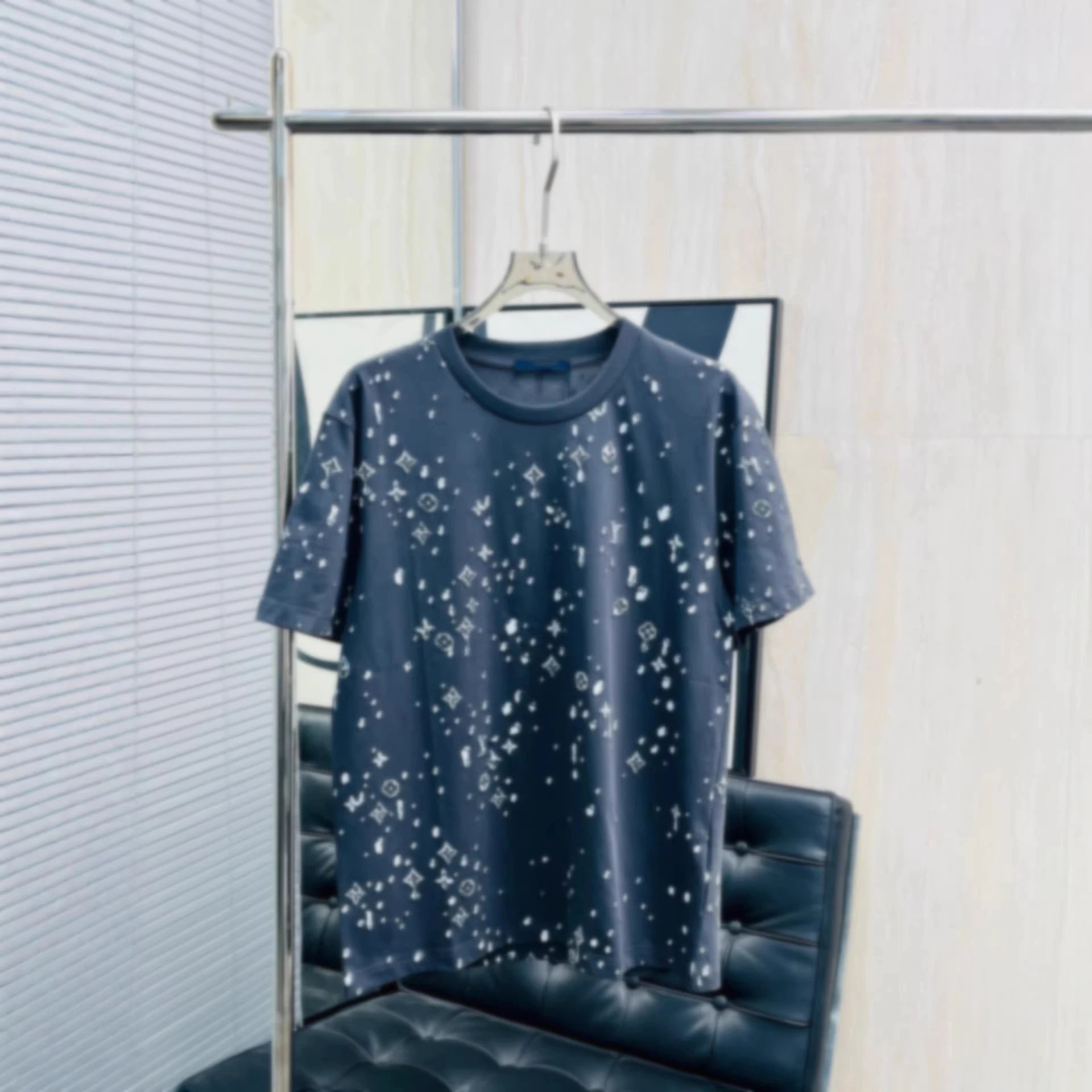 Louis Vuitton Monogram Splash Print T-Shirt Navy