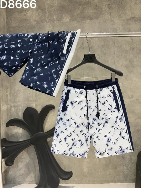 Louis Vuitton Monogram Tie-Dye Navy Shorts - 2