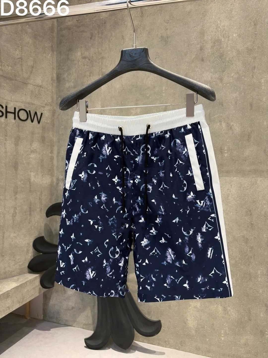 Louis Vuitton Monogram Tie-Dye Navy Shorts