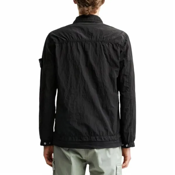 Stone Island Shadow Project Reflective Jacket Black and Silver Outerwear - 7