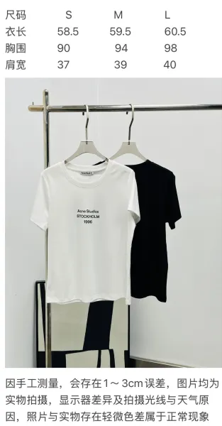Acne Studios Stockholm 1996 Logo T-Shirt White - 2