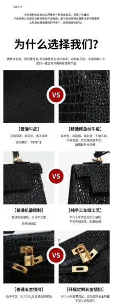 Hermès Kelly Mini Crocodile Gray Handbag - 6
